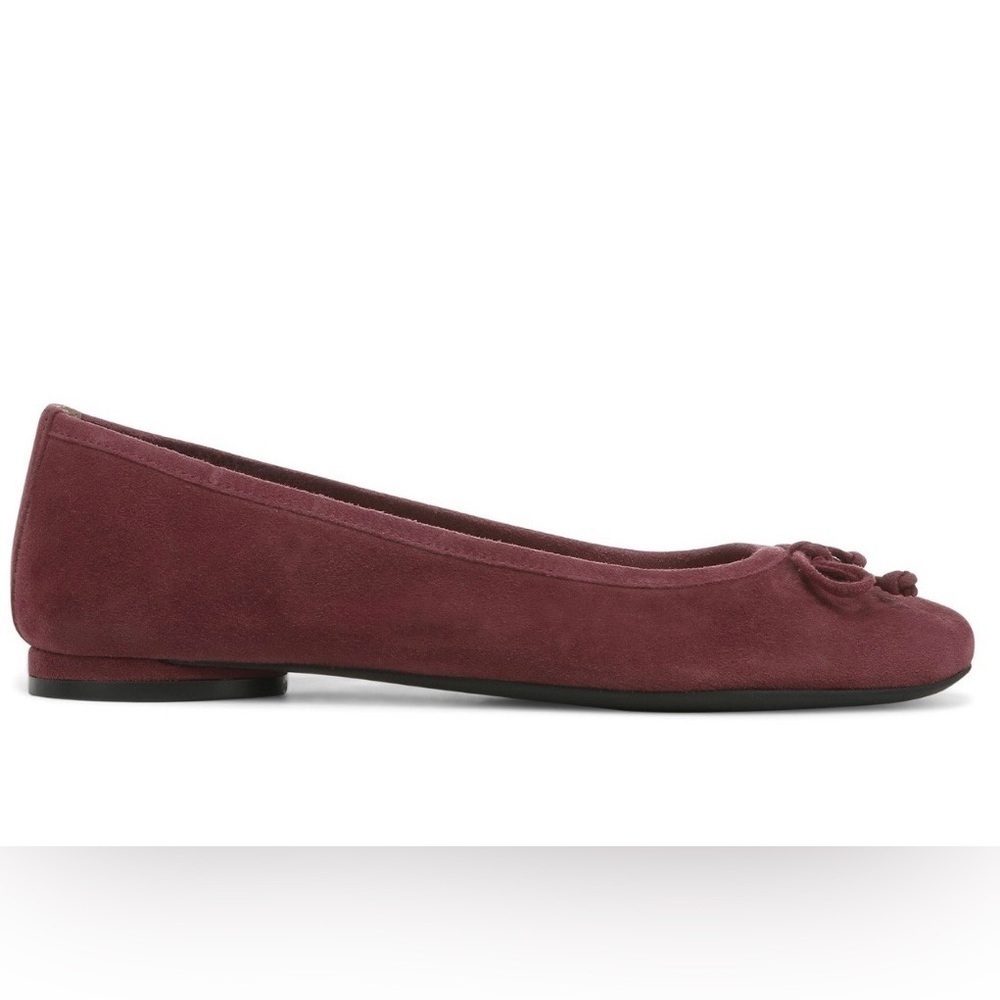 Vionic Callisto Women's Ballet Flats in Shiraz Burgandy Red - Picture 3 of 9